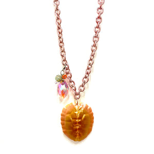 Turtle Shell Charm Necklace