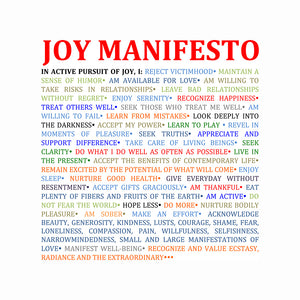 Joy Manifesto: Cocktail Napkins