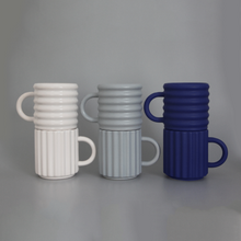 Load image into Gallery viewer, * Ripple Mugs (Cobalt)
